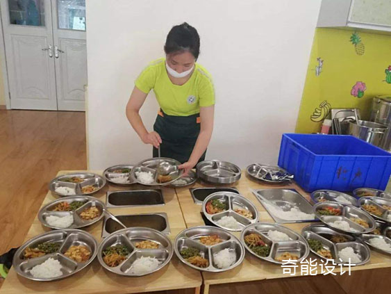 幼儿园食（shí）堂厨房布局图（tú）设计